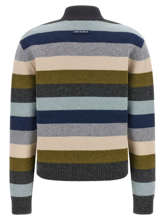 Tory Burch Multicolor Wool Cardigan