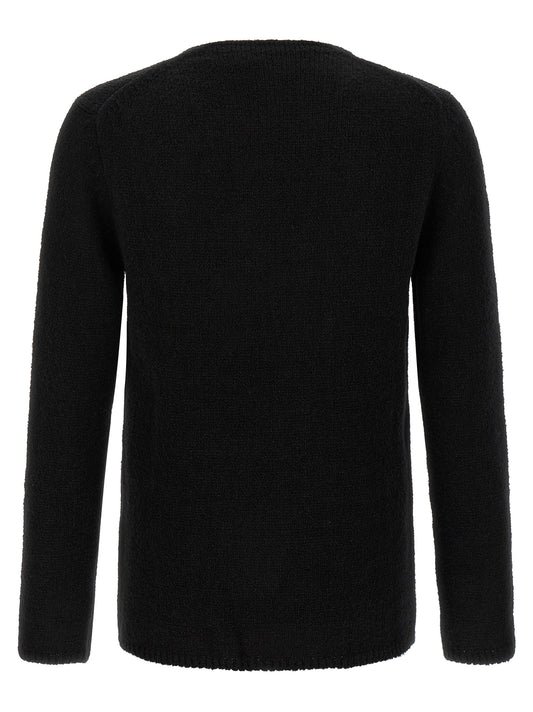 Comme Des Garçons Black Polyester Cardigan