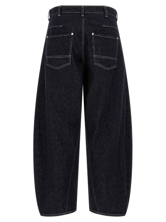 Comme Des Garçons Blue Cotton Jeans Denim