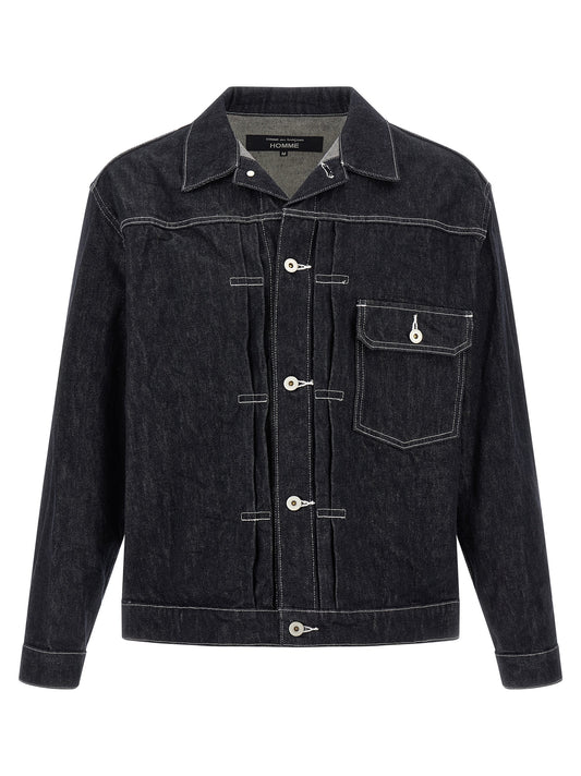 Comme Des Garçons Blue Cotton Denim Jacket