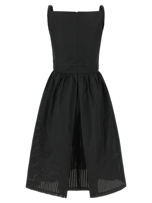 Vivienne Westwood Black Polyester Midi Dress