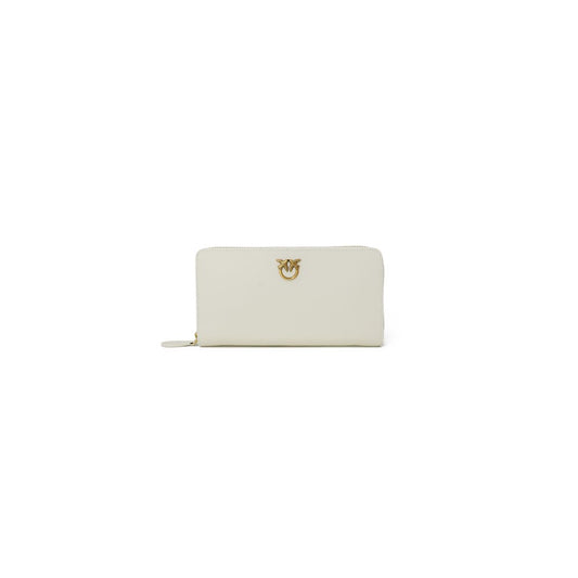 PINKO Cream Leather Wallet