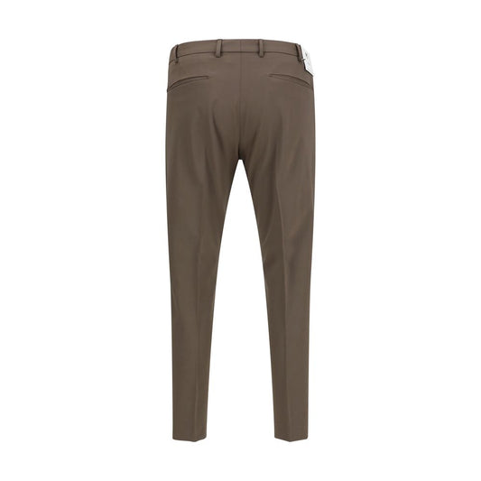 PT Torino Brown Wool Oves Aries Dress Pants