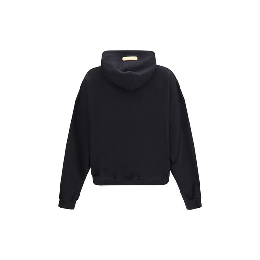 PDF Channel Black Cotton Sweatshirt