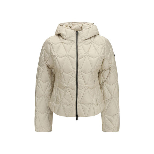 Moose Knuckles Beige Goose Down Full-Length Jacket