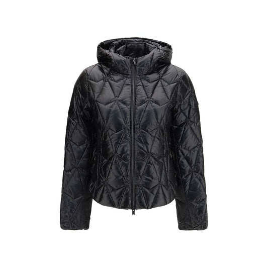 Moose Knuckles Black Goose Down Full-Length Jacket