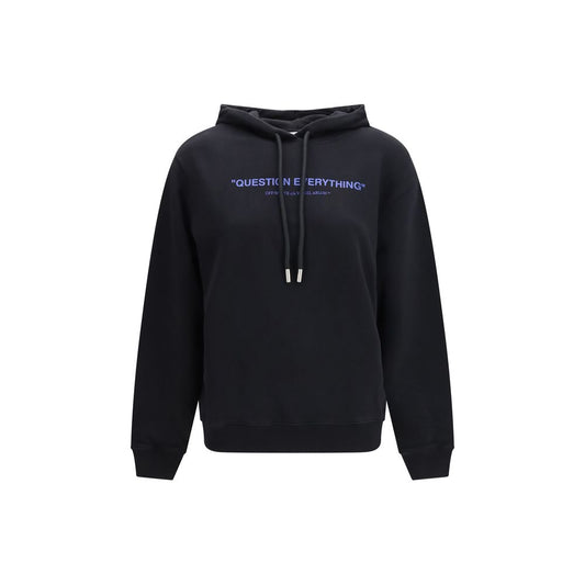 Off-White Black Cotton Sweatshirt