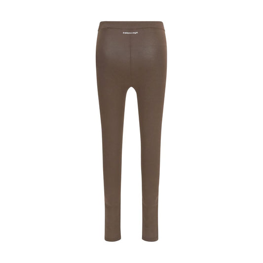 Balenciaga Brown Viscose Leggings