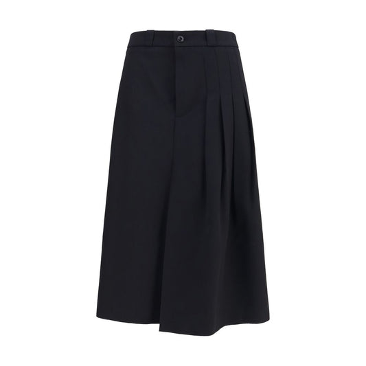 Our Legacy Black Wool Oves Aries Midi Skirt