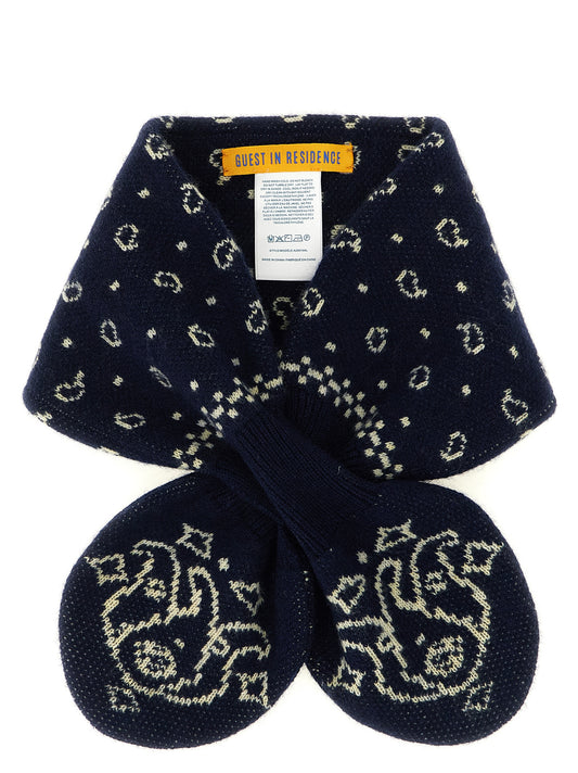 Guest in Residence Blue Wool Foulard