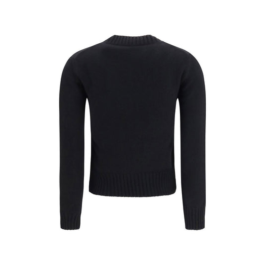 Ami Paris Black Wool Sweatshirt