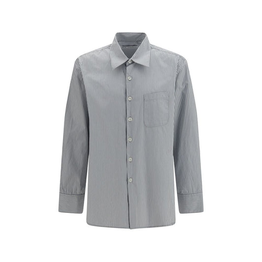 Our Legacy Gray Cotton Pattern Shirt