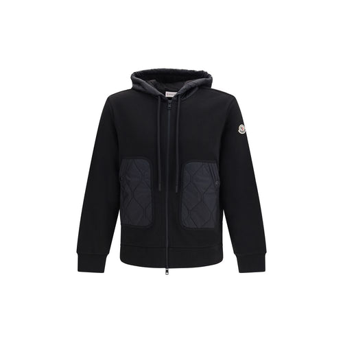 Moncler Black Cotton Sweatshirt