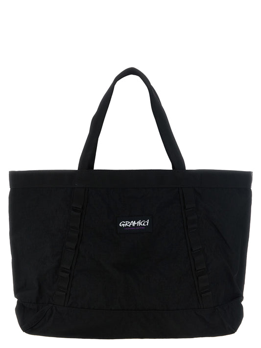 Gramicci Black Nylon Tote Bag