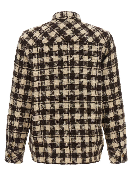 Moncler Brown Wool Blouse