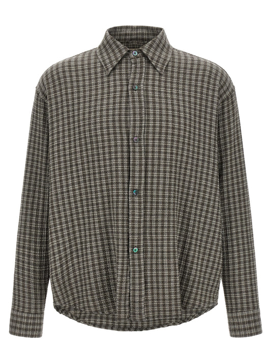 MFPEN Gray Virgin Wool Blouse