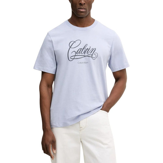Calvin Klein Jeans Blue Cotton T-Shirt