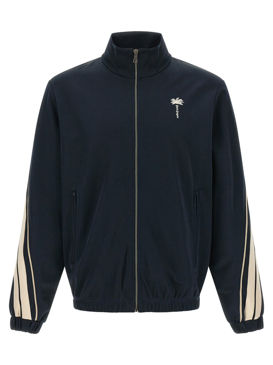 Palm Angels Blue Polyester Sweatshirt