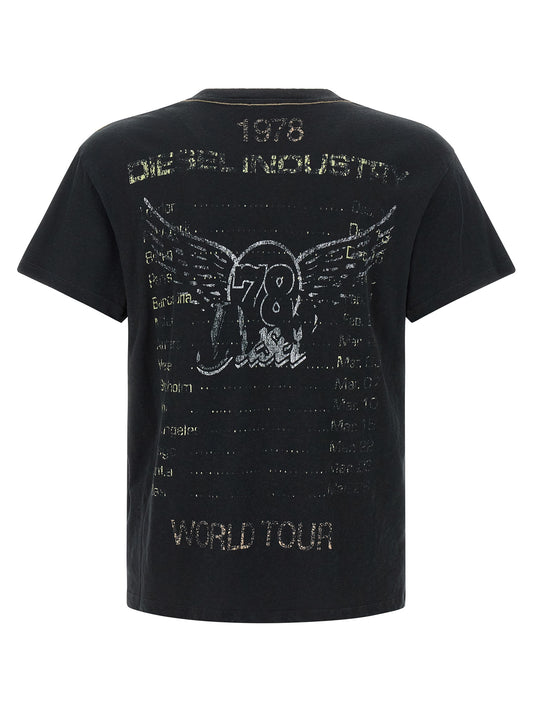 Diesel Black Cotton T-Shirt