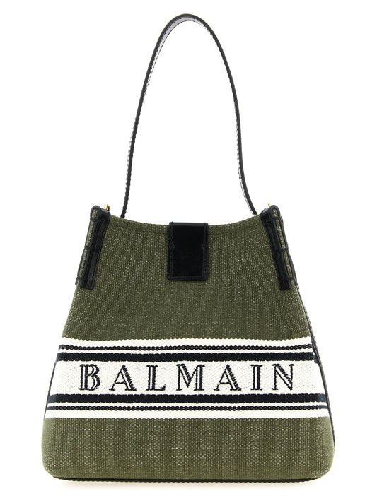 Balmain Bicolor Cotton Handbag