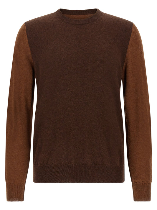 Maison Margiela Brown Wool Cardigan