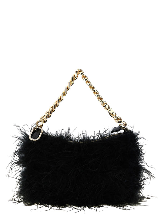 Twinset Black Polyester Clutch Bag