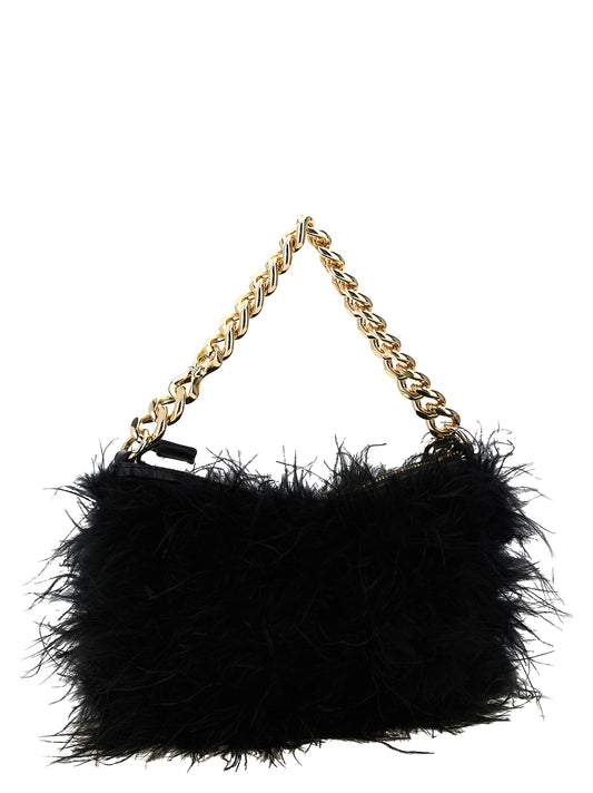 Twinset Black Polyester Clutch Bag