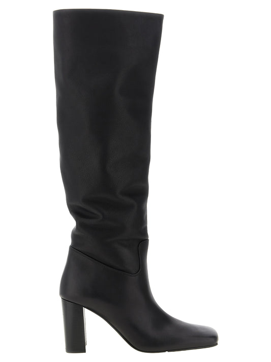Khaite Black Calfskin Over The Knee