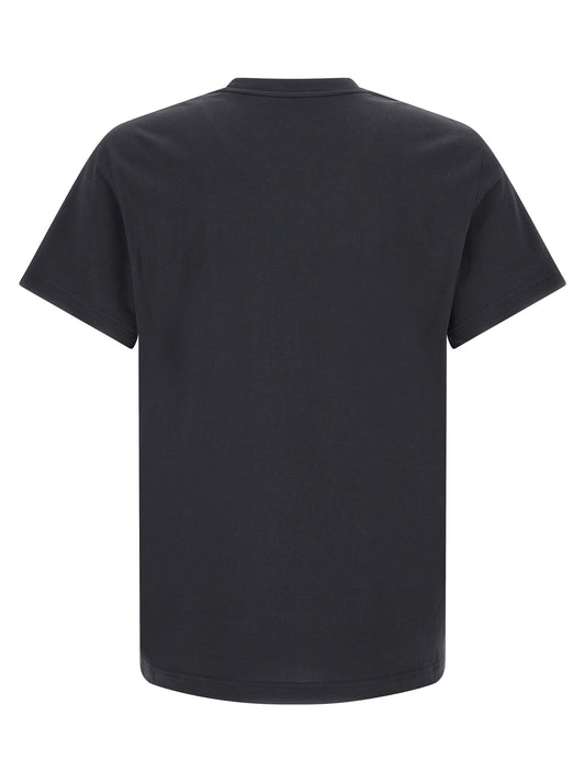 Moncler Blue Cotton T-Shirt