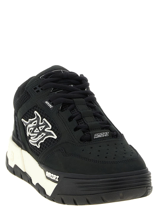 Amiri Bicolor Calfskin Athletic Sneakers