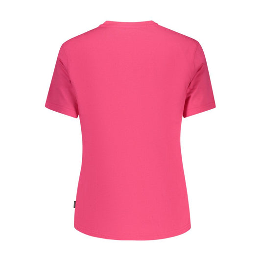Converse Pink Cotton Women's T-Shirt