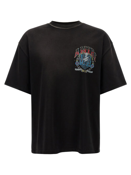 Amiri Black Cotton T-Shirt