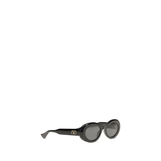 Valentino Garavani Black Acetate Sunglasses