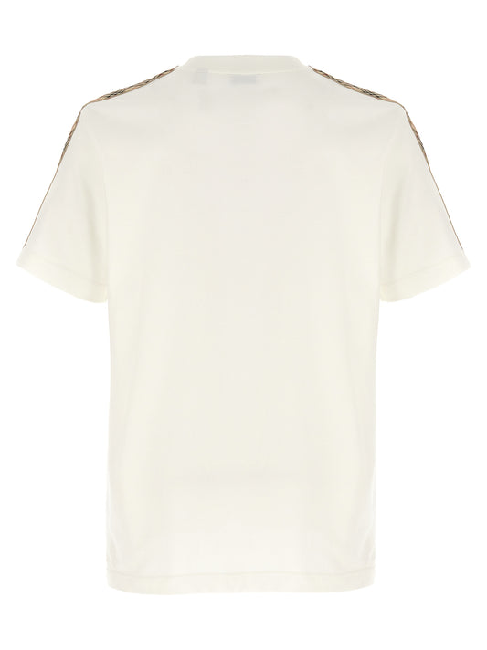 Burberry White Cotton T-Shirt
