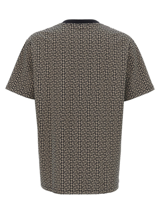 Balmain Bicolor Cotton T-Shirt