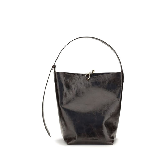 Benedetta Bruzziches Black Calf Leather Bos Taurus Shoulder Bag
