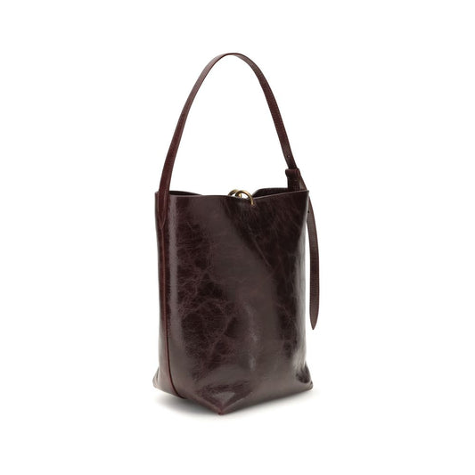 Benedetta Bruzziches Bordeaux Calf Leather Bos Taurus Shoulder Bag
