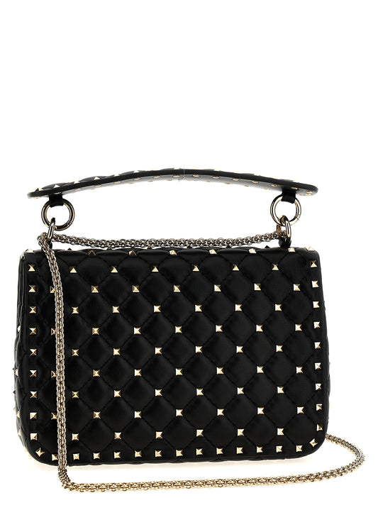 Valentino Garavani Black Lamb Leather Shoulder Bag