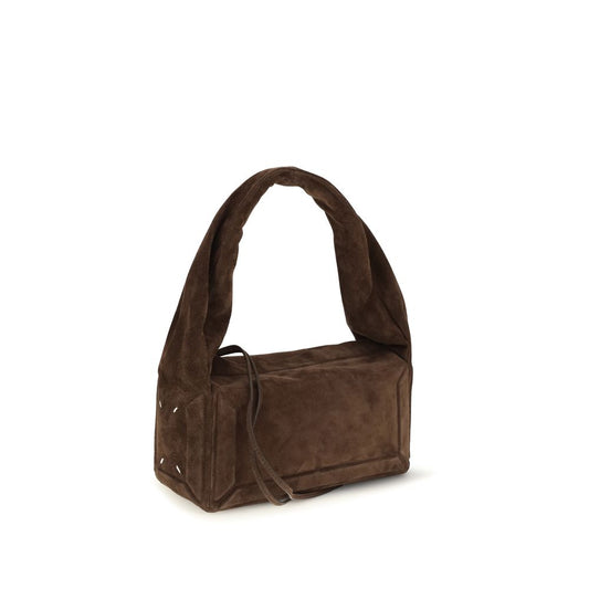 Maison Margiela Brown Calf Leather Bos Taurus Shoulder Bag