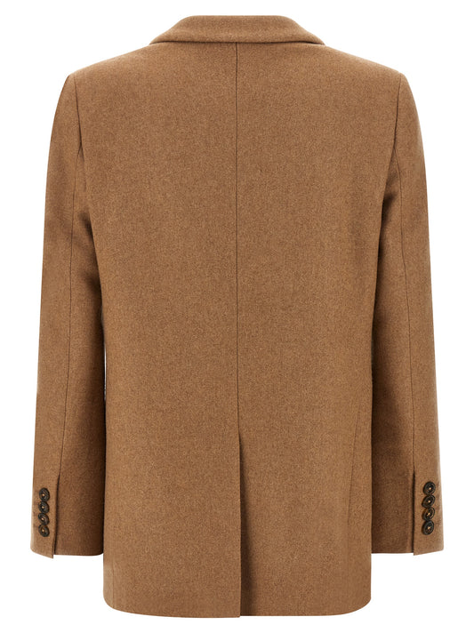 Blazé Milano Beige Virgin Wool Blazer