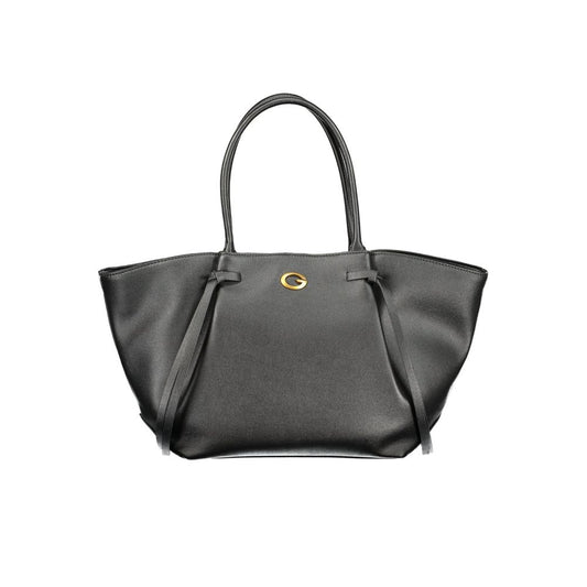 Guess Jeans Black Polyurethane Womens Bag