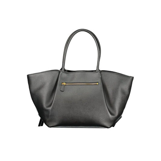 Guess Jeans Black Polyurethane Womens Bag