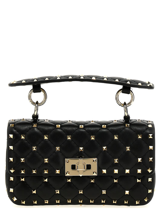 Valentino Garavani Black Lamb Leather Handbag