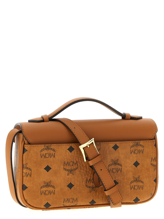 MCM Brown Polyethylene Crossbody Bag