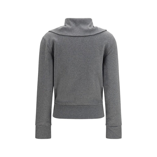 Balenciaga Gray Cotton Sweatshirt