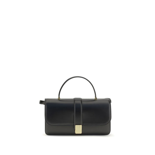 Khaite Black Calf Leather Bos Taurus Handbag