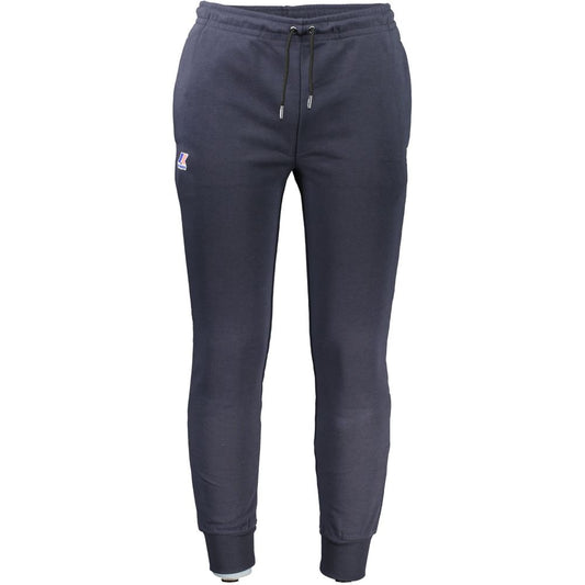 K-WAY Blue Cotton Men's Sweatpants