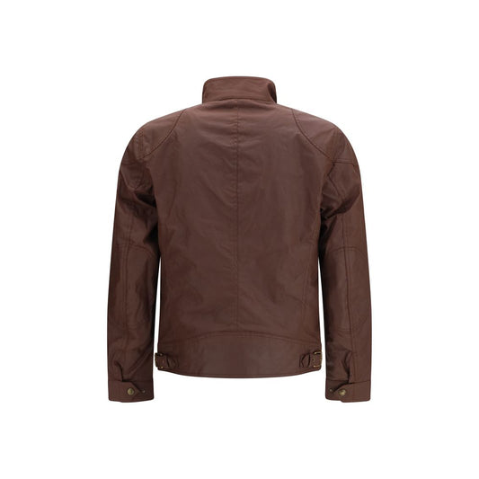 Belstaff Brown Cotton Full-Length Jacket