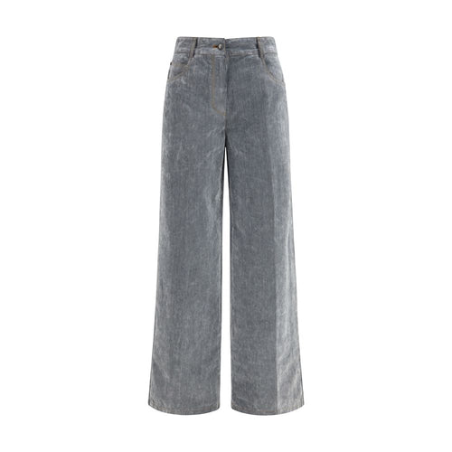 Forte_Forte Gray Cotton Jeans Denim