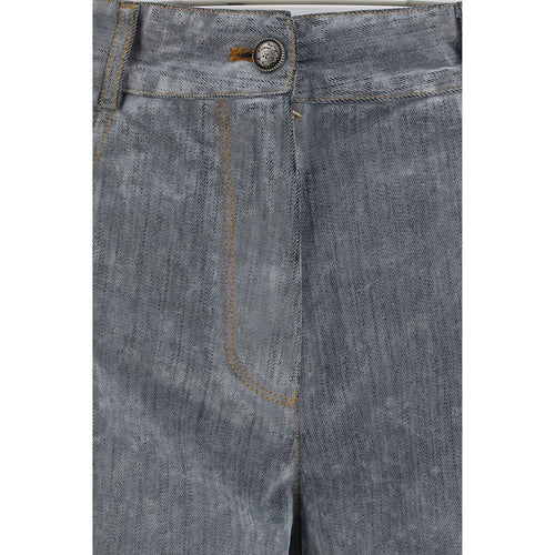 Forte_Forte Gray Cotton Jeans Denim